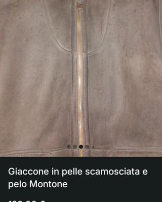 montone scamosciato interno pelo chiaro