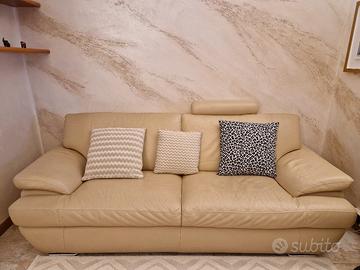 Chateau d’Ax 3 posti in pelle chiara