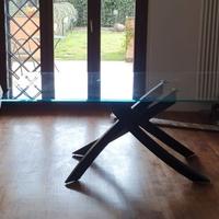 Tavolo cristallo Bontempi modello Artistico