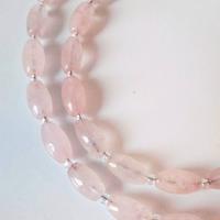 Collana quarzo rosa Vintage