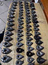 piombi carpfishing c.a 400pzz  diverse pesature