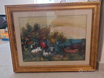 QUADRO CASA DI CAMPAGNA ANTONINO PECORARO 