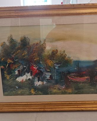 QUADRO CASA DI CAMPAGNA ANTONINO PECORARO 