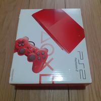 Playstation 2 slim red cinnabar japan