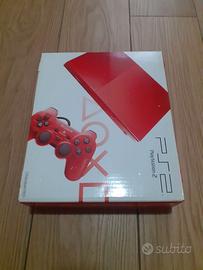 Playstation 2 slim red cinnabar japan