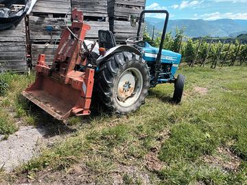 trattore e vericello forestale