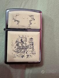 Accendino zippo originale usa veliero midnight