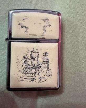 Accendino zippo originale usa veliero midnight