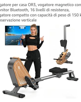 vogatore magnetico 16 livelli di resistenza