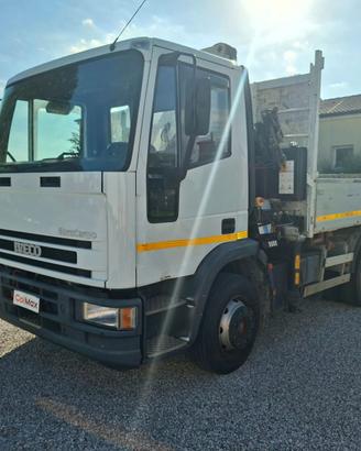 Iveco Eurocargo 120E18 con GRU PM e Ribaltabile