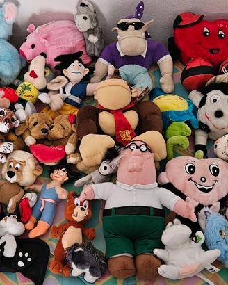 Lotto 46 Peluche Vintage Disney Ferrero Nintendo