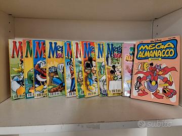 11 Fumetti Mega 3000 - Mega Almanacco - Disney
