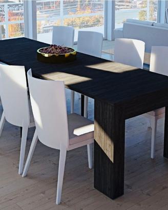 Tavolo consolle allungabile fino a 2.40 m wenge