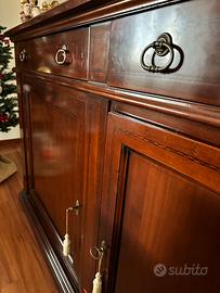 CREDENZONE LEGNO PREGIATO