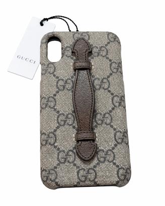Custodia Gucci GG Supreme per iPhone XS Nuova