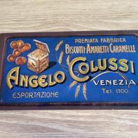 Targa pubblicitaria Angelo Colussi Venezia