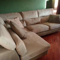 Divano angolare cinque posti 