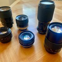 Minolta XD7, Obiettivi, Filtri, Accessori, Borsa