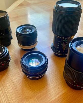 Minolta XD7, Obiettivi, Filtri, Accessori, Borsa