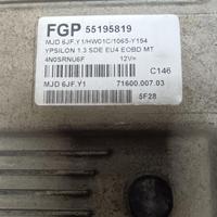 KIT CHIAVI CENTRALINA MOTORE LANCIA Ypsilon 2Â° Se