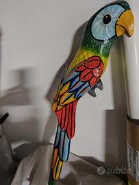 pappagallo in legno legno cubano 