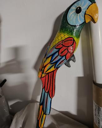 pappagallo in legno legno cubano 