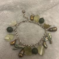 Bracciale argento con ciondoli