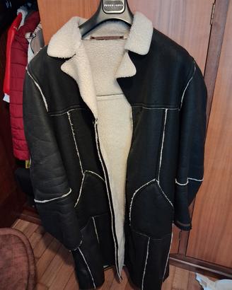 giubbotto uomo lungo pelo dentro XXL