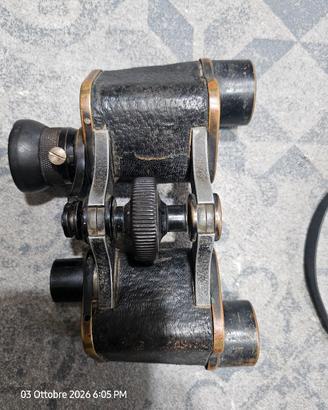 binocolo antico Emil Busch ultrasuoni 8x con cust