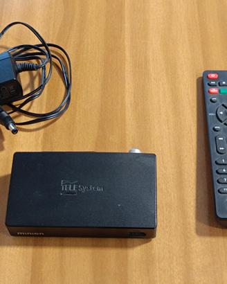 Decoder digitale terrestre TeleSystem Minion DVBT2