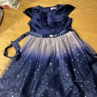 Abito elegante blu bimba