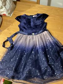 Abito elegante blu bimba