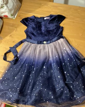 Abito elegante blu bimba