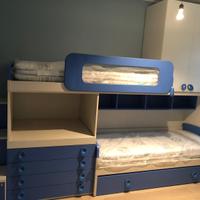 Cameretta bambini a soppalco