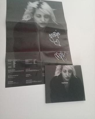 Poster autografato con CD di Malika Ayane