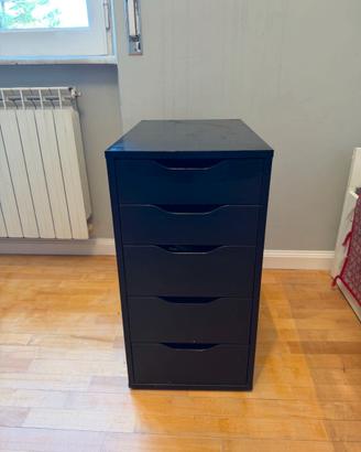 Cassettiera Alex Ikea per scrivania