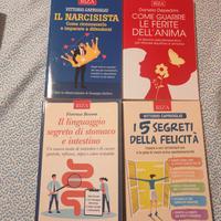 Lotto 4 Libri RIZA - Psicologia, Benessere e Felic