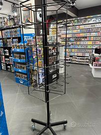 Espositore Da Terra, in Metallo, Girevole