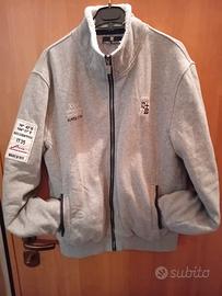 splendido giubbotto marina militare 2xl grigio 