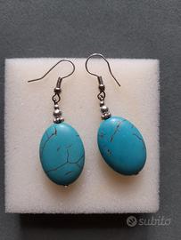 Orecchini Argento con turchese 
