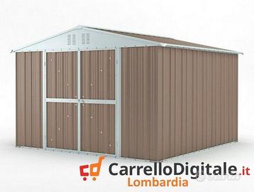 Box struttura lamiera Acciaio 327x307 tortora