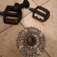Pezzi ricambio bici casetta pignoni 10S,  mozzo an