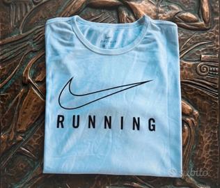 Nike Dri-FIT Running uomo XL azzurra