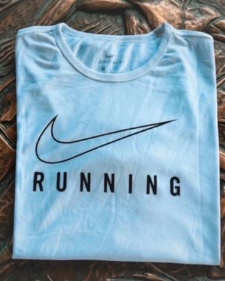 Nike Dri-FIT Running uomo XL azzurra