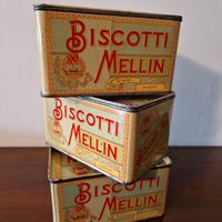 Scatole di metallo vintage