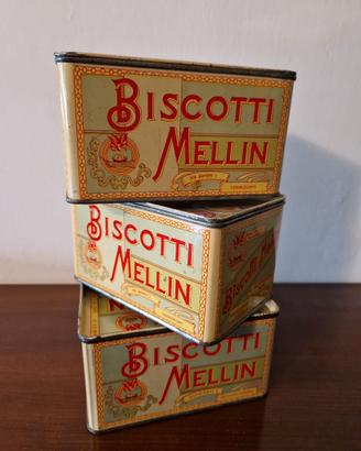 Scatole di metallo vintage