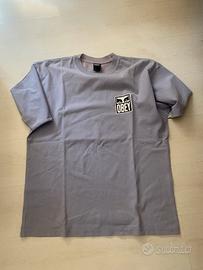 T shirt Obey celeste chiaro XL con stampa nera