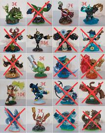 Personaggi collezione Skylander vendibili in lotti