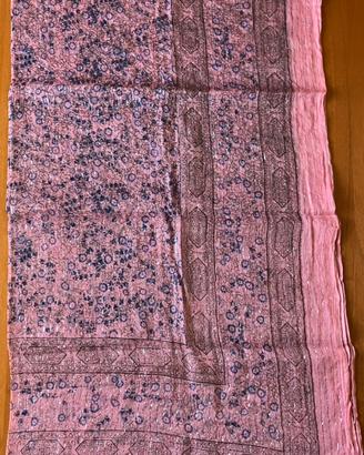 Foulard rosa donna stile  – etnico cotone leggero