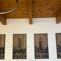 Quadri artistici rilievo legno e ferro